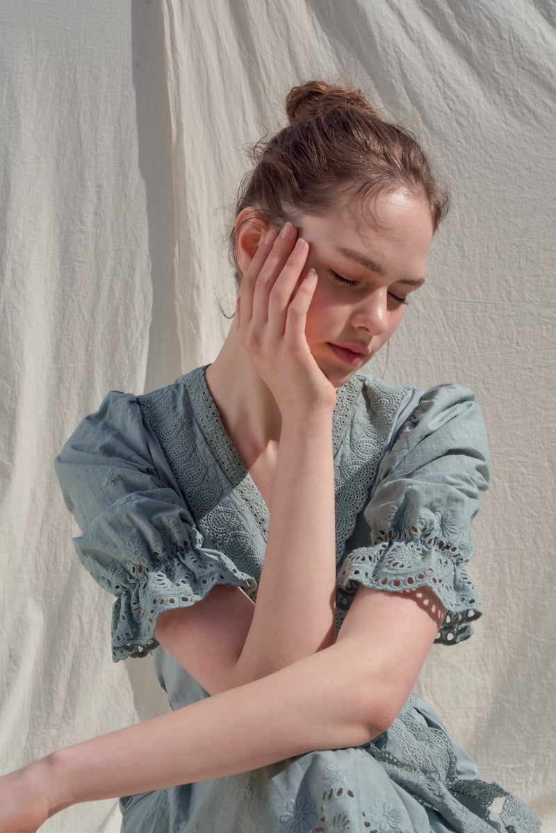 BAROQUE COTTON DRESS