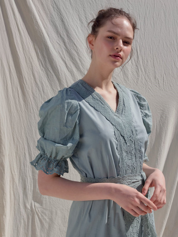 BAROQUE COTTON DRESS