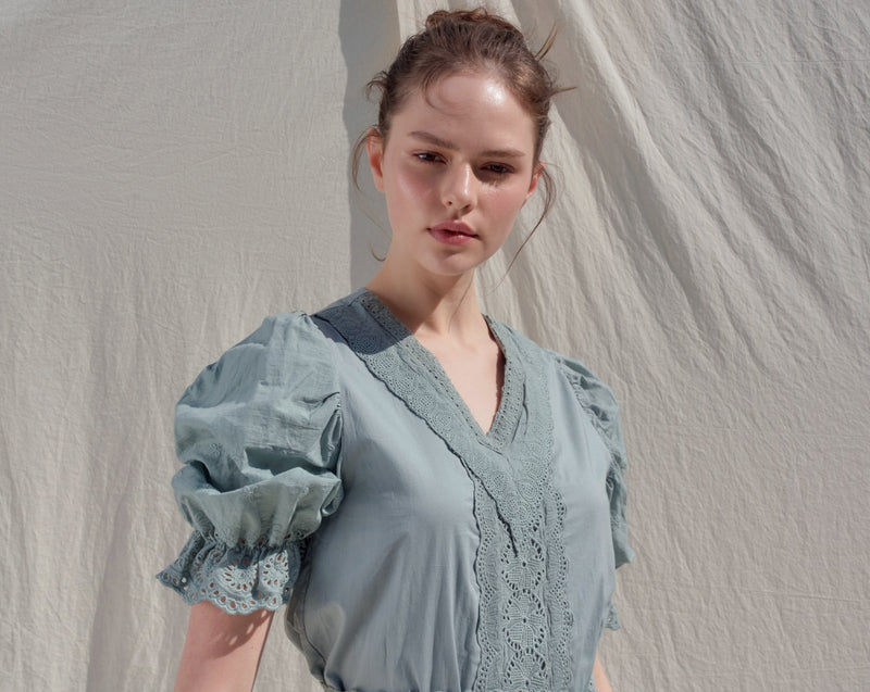 BAROQUE COTTON DRESS