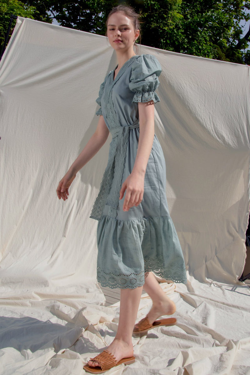 BAROQUE COTTON DRESS