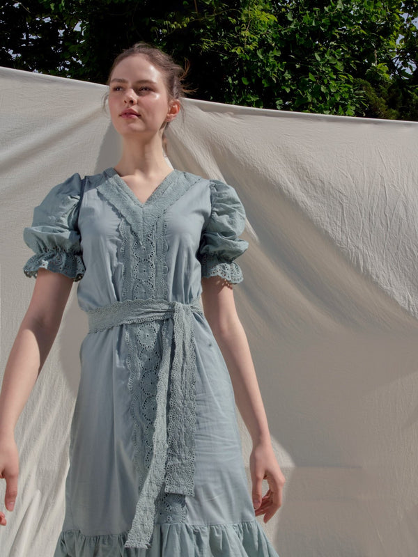 BAROQUE COTTON DRESS