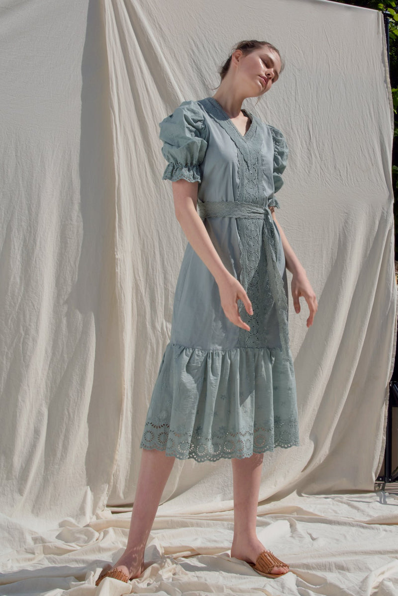 BAROQUE COTTON DRESS