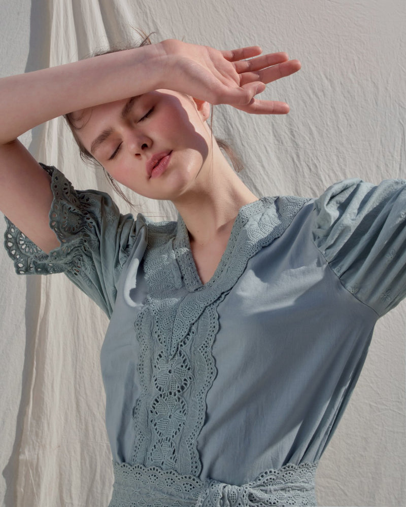 BAROQUE COTTON DRESS