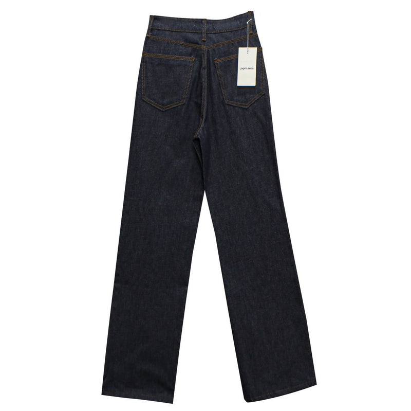 BUTTON STITCH DETAIL DENIM PANTS