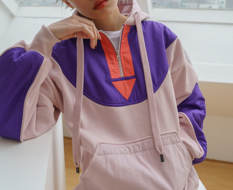 CELL BLENDING MULTI-COLOR HOODIE