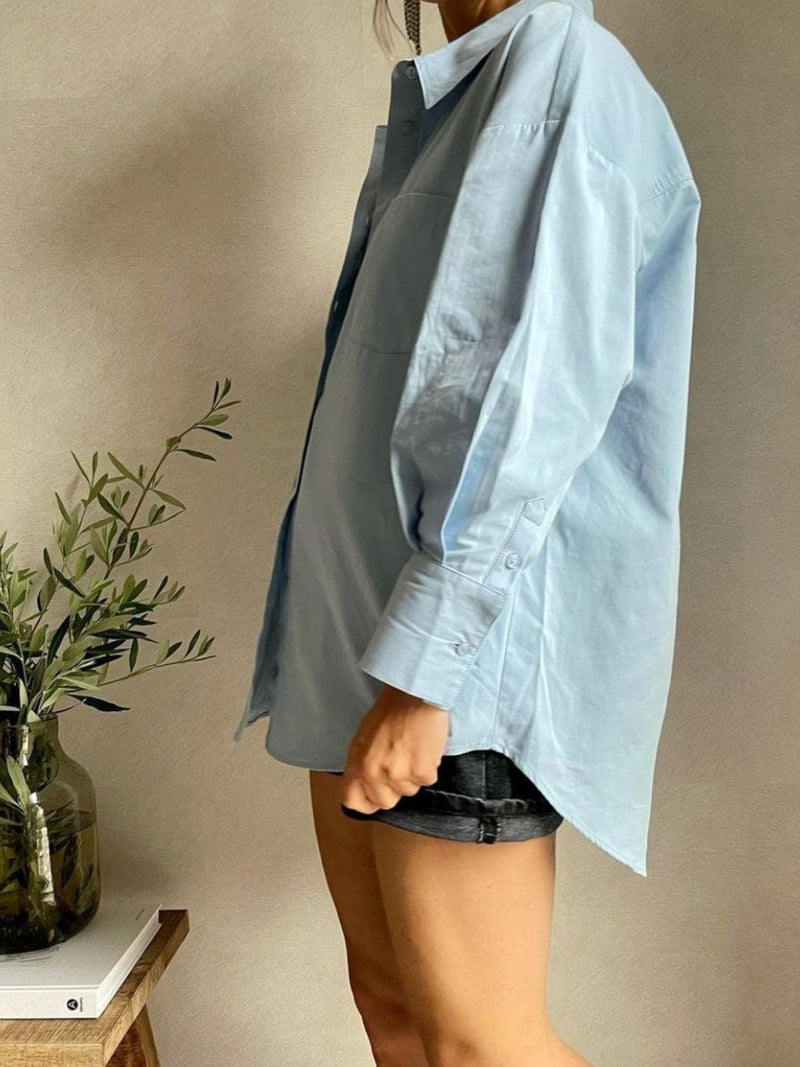 BALLOON OVERSIZED POCKET SHIRT