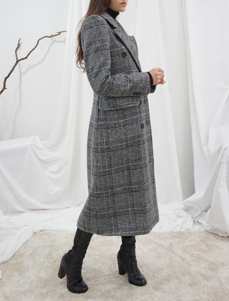 CLASSIC DOUBLE BUTTON MAXI COAT