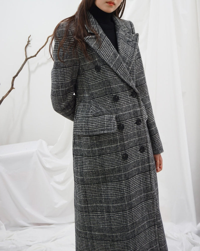CLASSIC DOUBLE BUTTON MAXI COAT