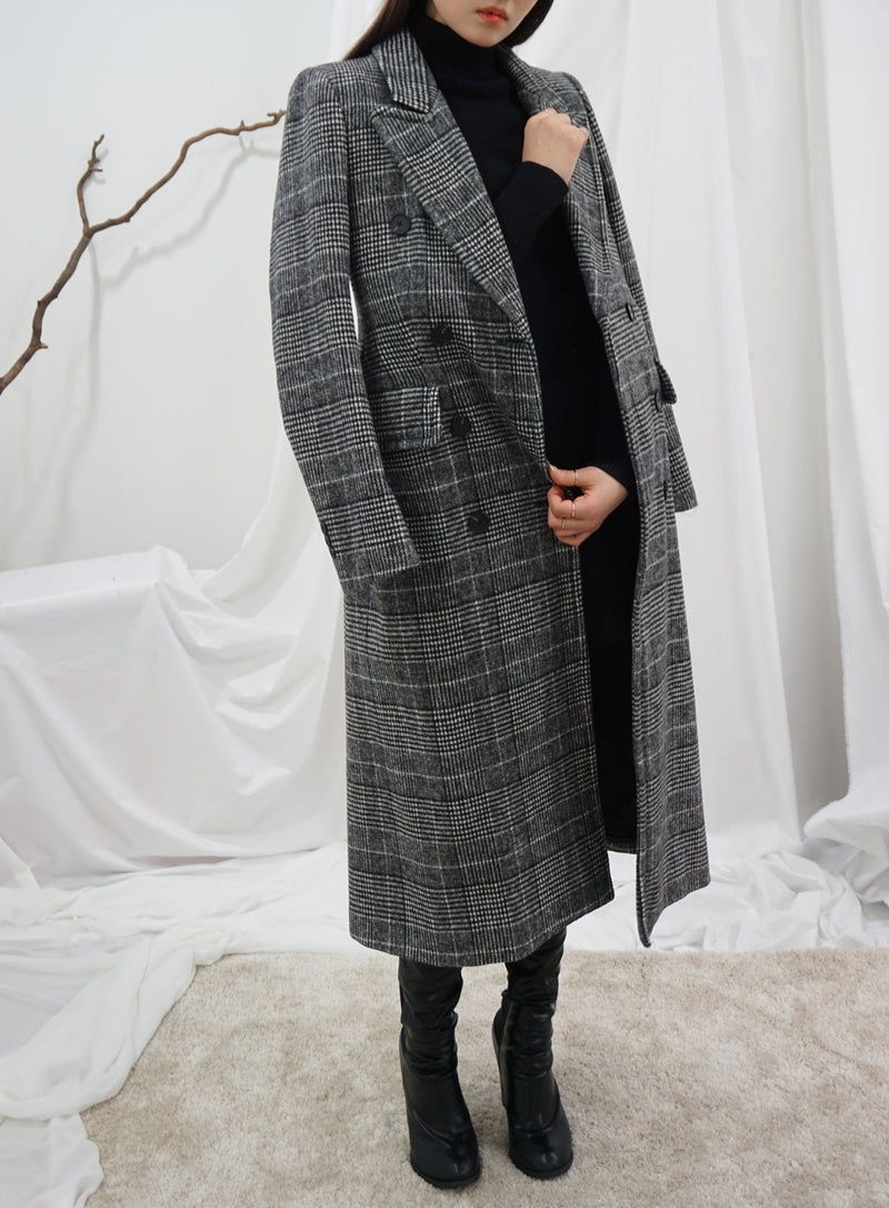 CLASSIC DOUBLE BUTTON MAXI COAT