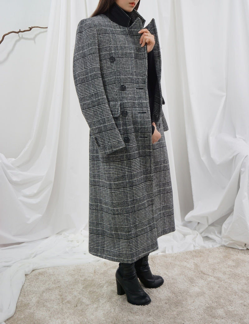 CLASSIC DOUBLE BUTTON MAXI COAT