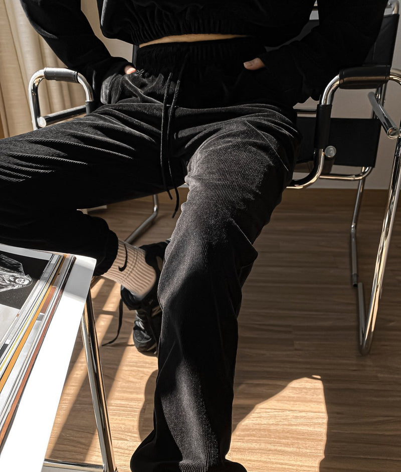 CORDUROY JOGGER SWEATPANTS