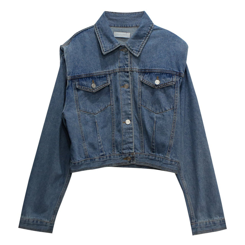 CROPPED DENIM JACKET