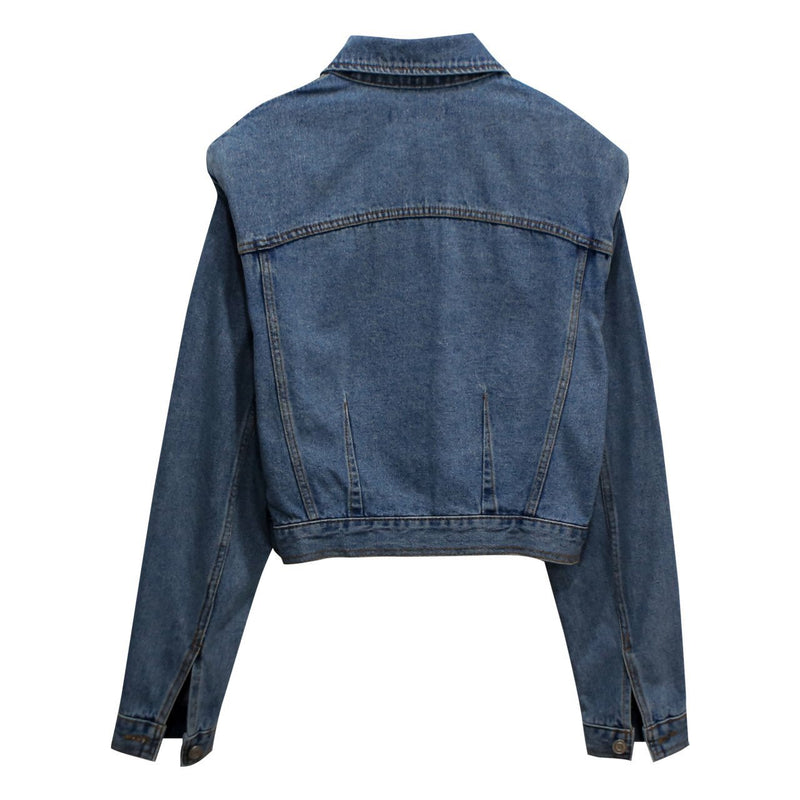 CROPPED DENIM JACKET