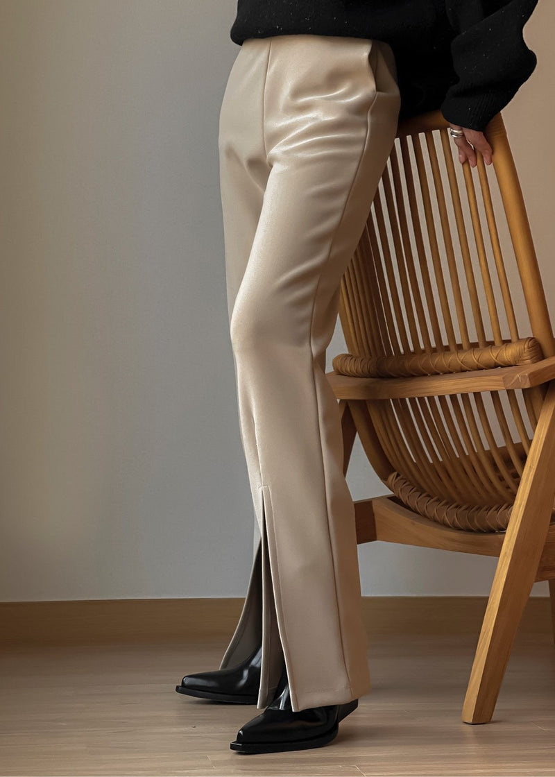 FRONT SLIT DETAIL TROUSERS