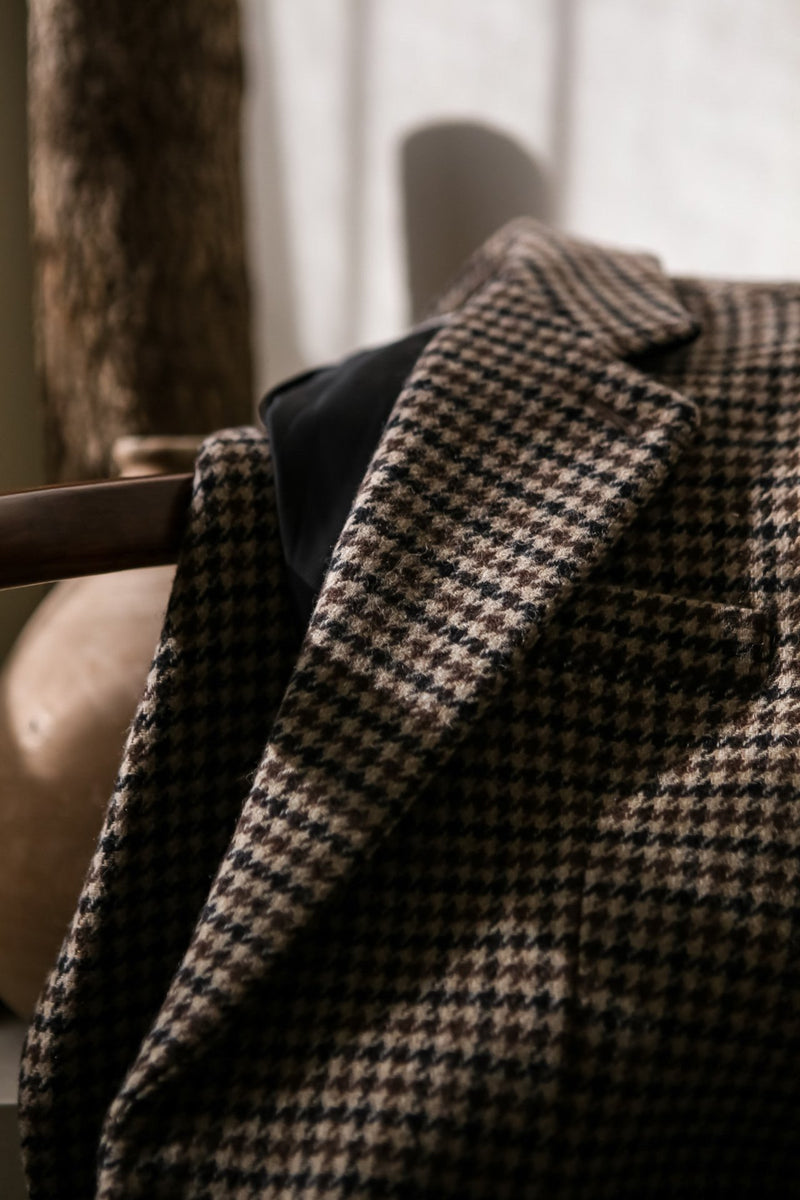 HOUNDSTOOTH WOOL BLAZER