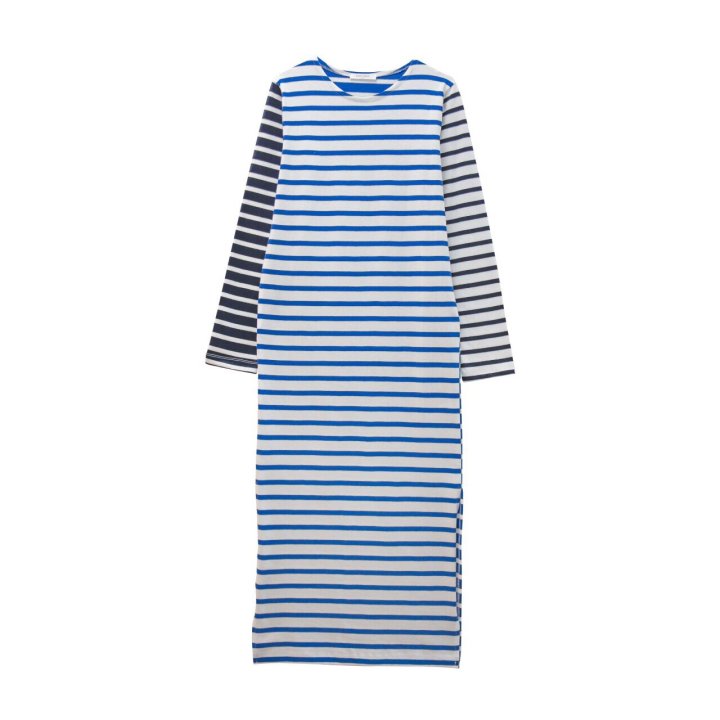 STRIPED COLOR BLOCK MAXI