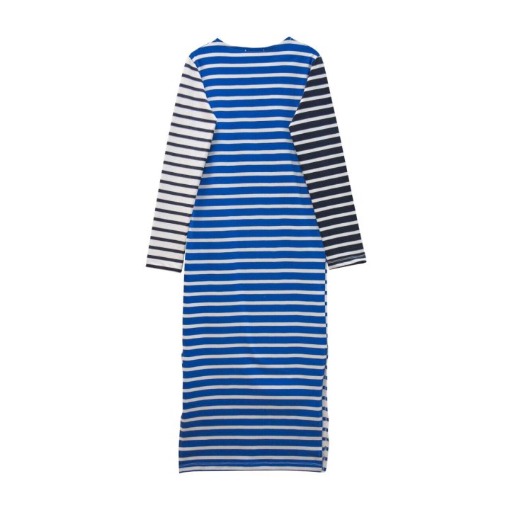 STRIPED COLOR BLOCK MAXI