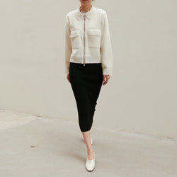 LUXE WOOL KNIT JACKET
