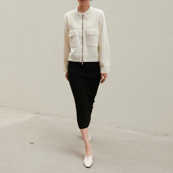 LUXE WOOL KNIT JACKET