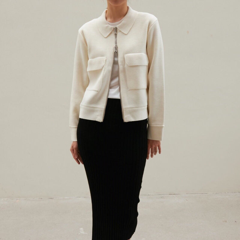 LUXE WOOL KNIT JACKET