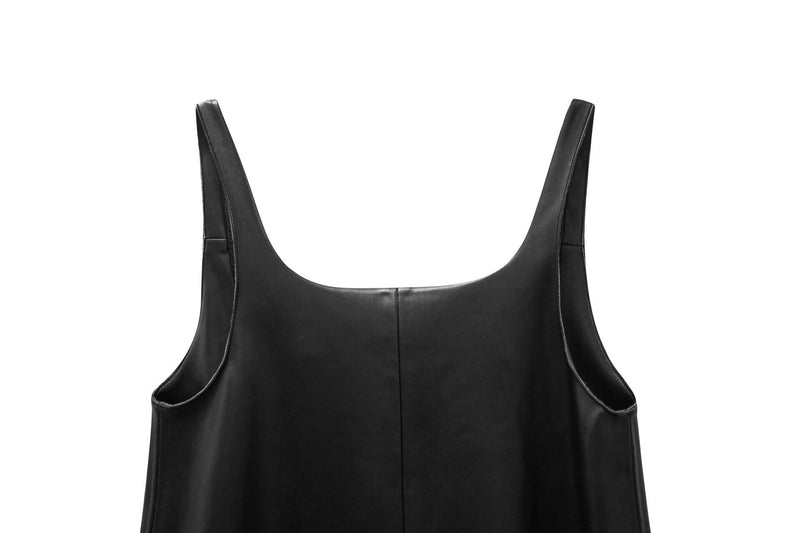 LUXE REVERSIBLE LEATHER DRESS