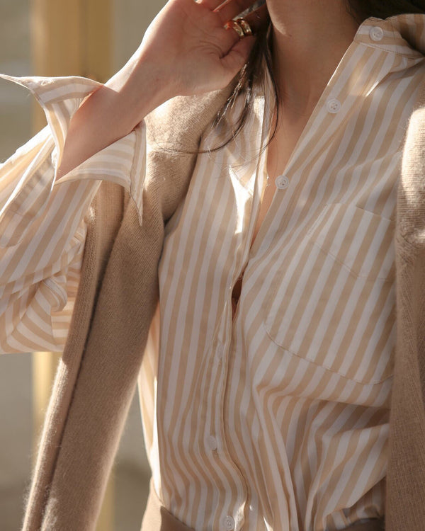 STRIPE COTTON SHIRT