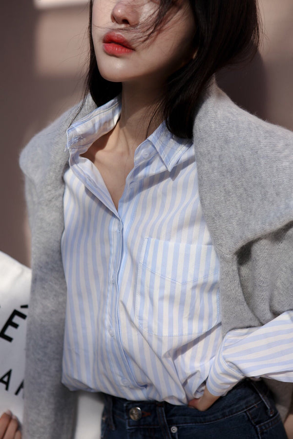 STRIPE COTTON SHIRT