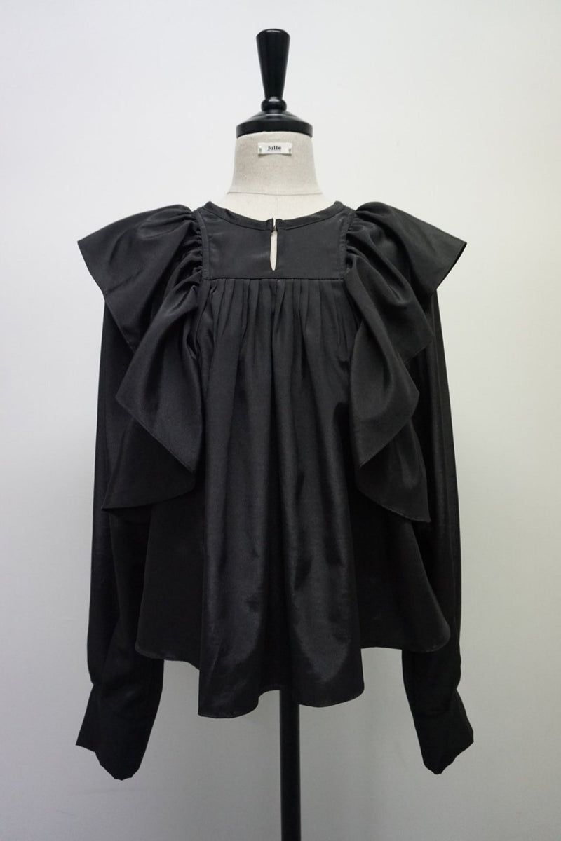 CLASSIC AURORA RUFFLE BLOUSE