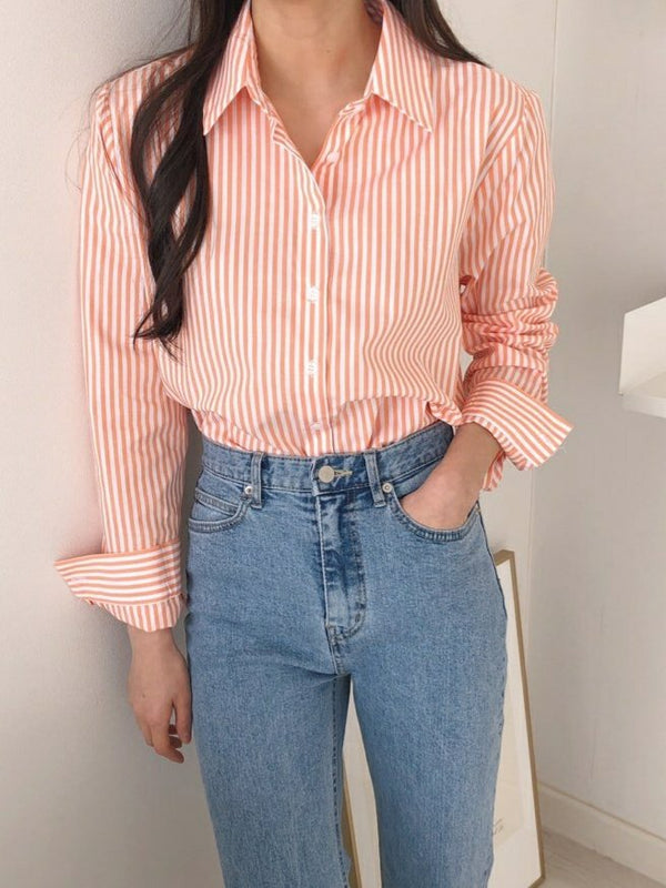 CLASSIC STRIPED SHIRT - 5 COLORS