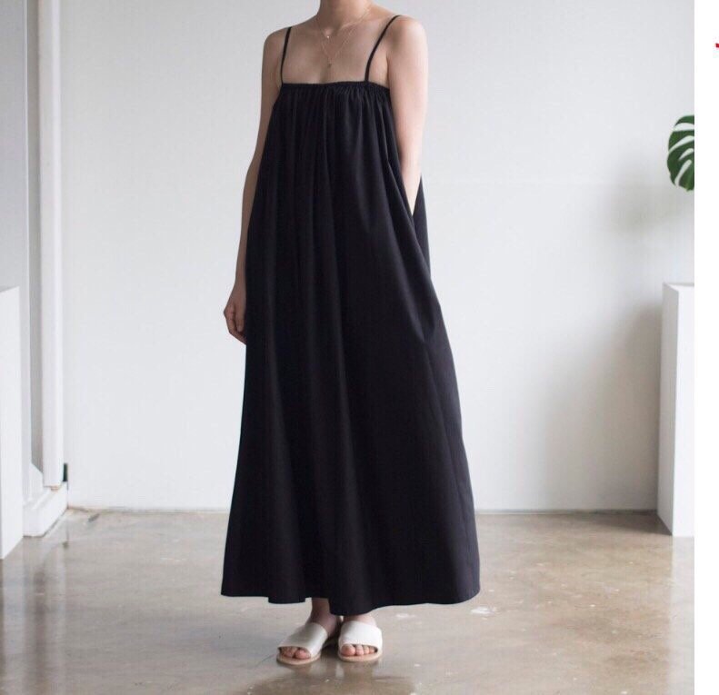 LUXE SHIRRED MAXI DRESS