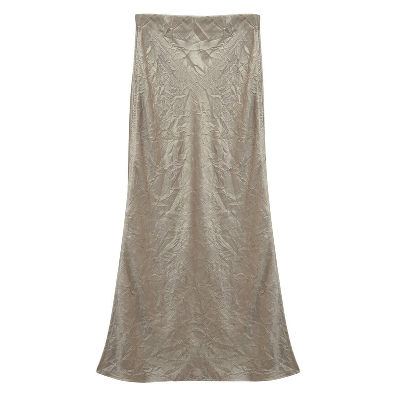 LUXE CRINKLE MAXI SKIRT
