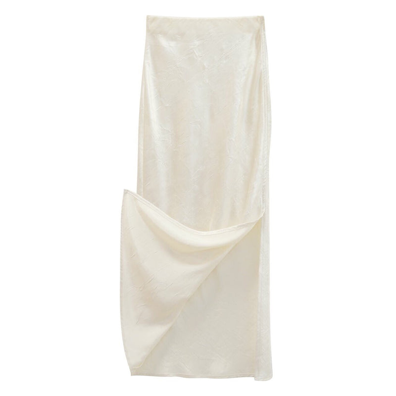 LUXE CRINKLE MAXI SKIRT