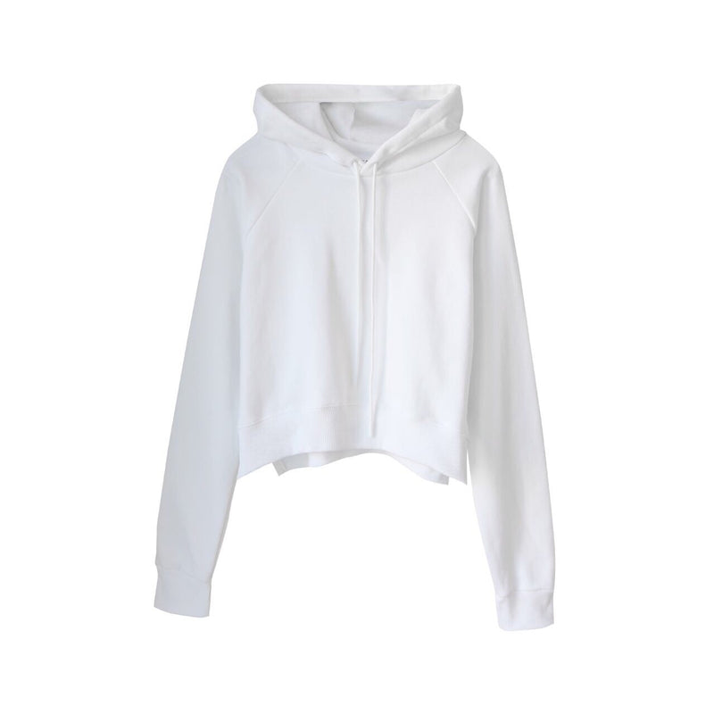 CROPPED HOODIE WITH SIDE ZIP