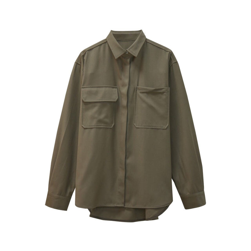 CASHMERE BUTTON DOWN SHIRT