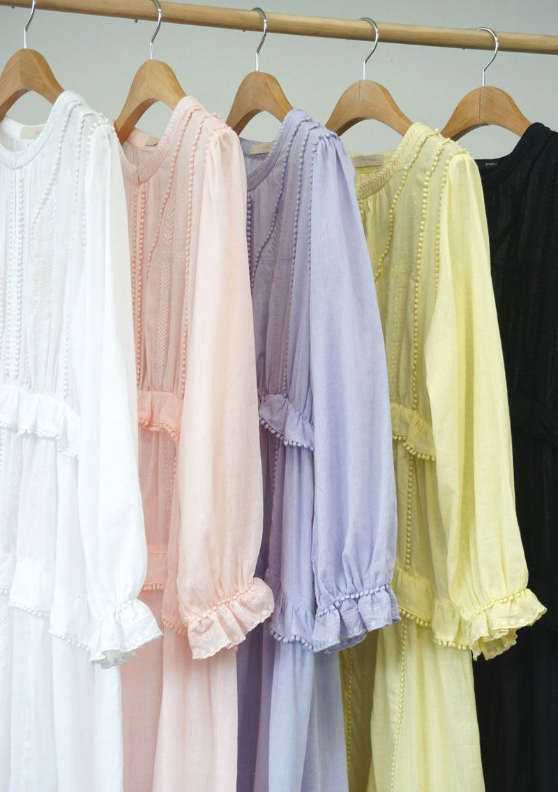 LUXE EMBROIDERED MAXI DRESS