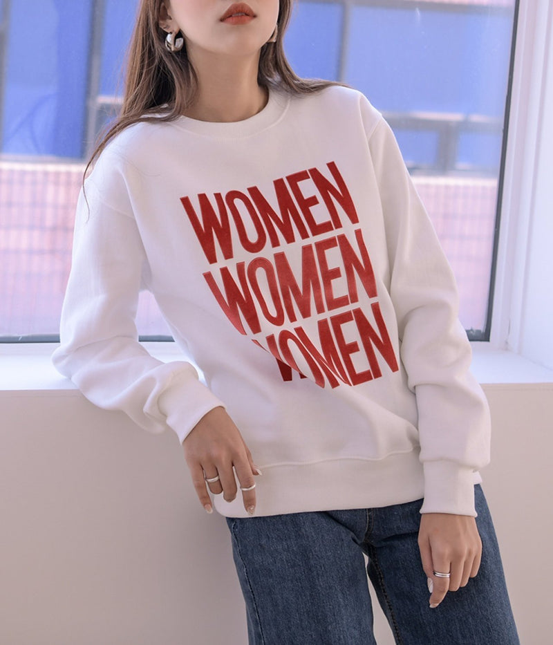 PRINTED WOMEN SWEATSHIRT