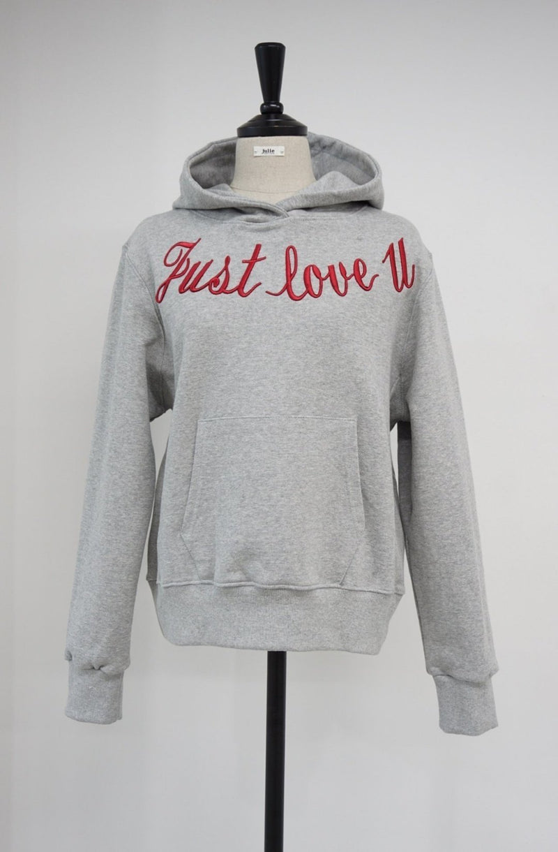 JUST LOVE YOU PRINTED HOODIE