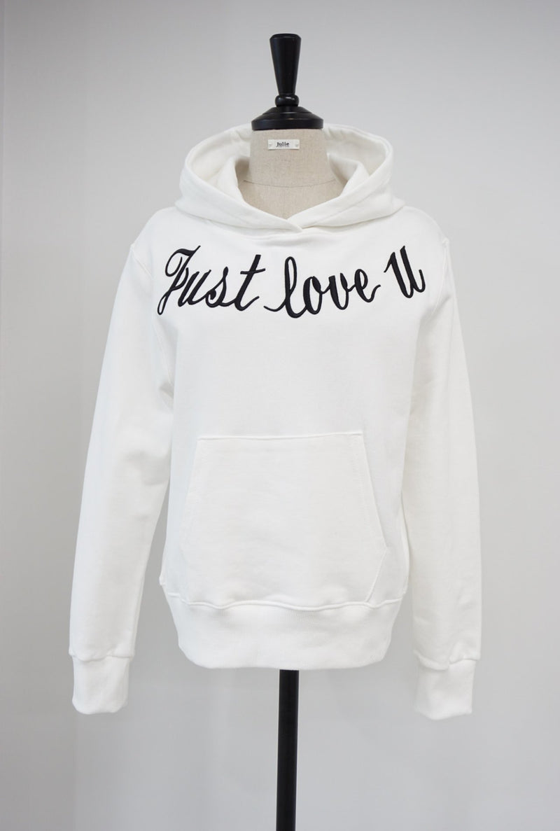 JUST LOVE YOU PRINTED HOODIE