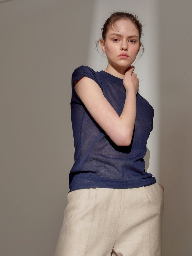 SHEER BASIC TEE