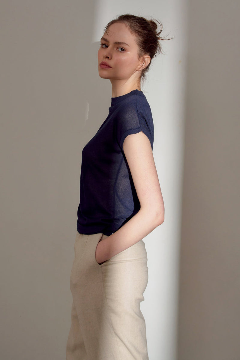 SHEER BASIC TEE