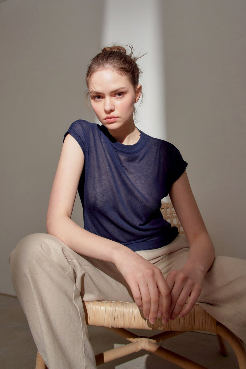 SHEER BASIC TEE