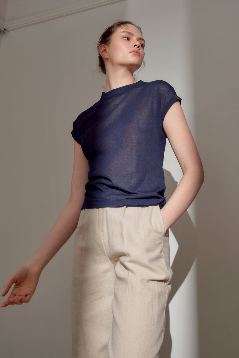 SHEER BASIC TEE