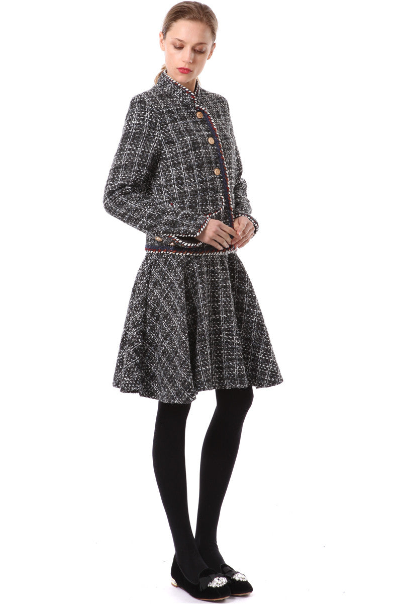 LAYNA TWEED JACKET & SKIRT SET