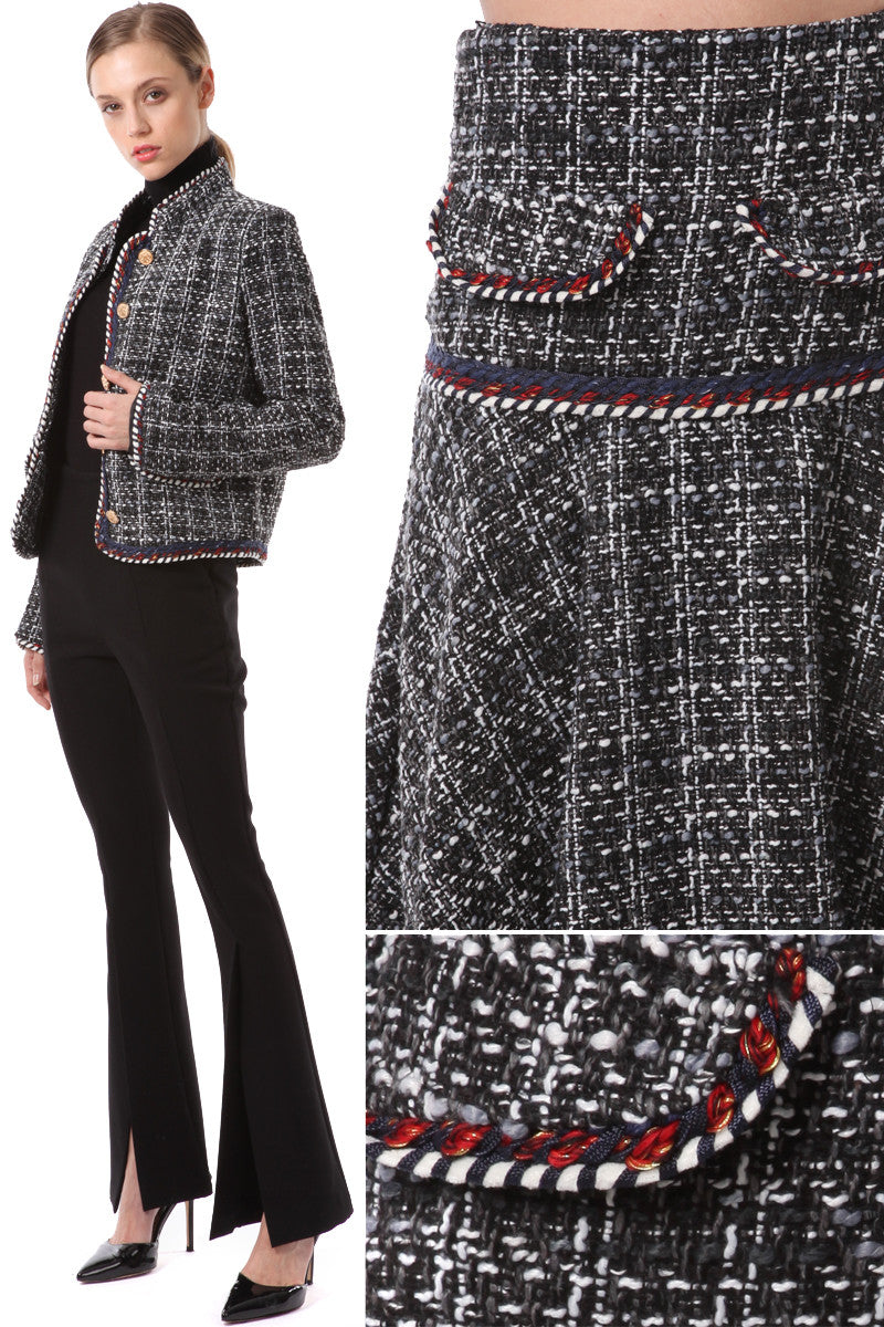 LAYNA TWEED JACKET & SKIRT SET