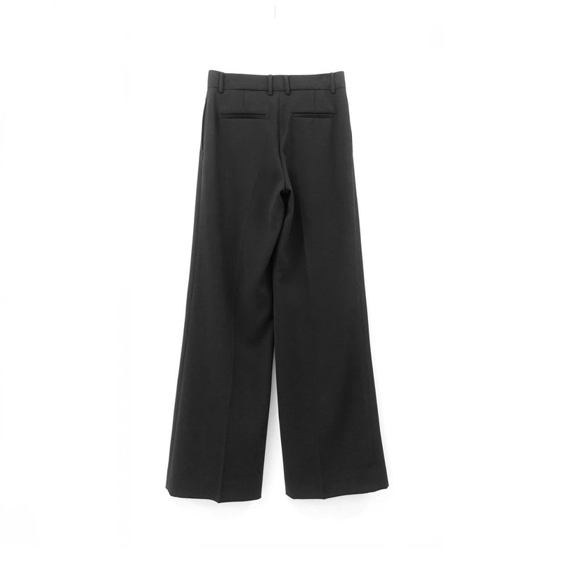 PIN TUCK COTTON TROUSERS