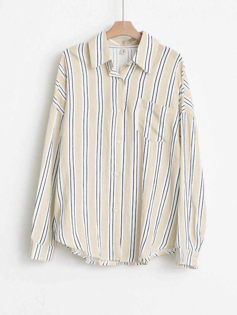 STRIPED LONG SLEEVE SHIRT