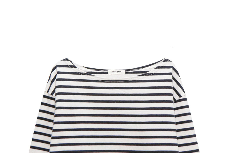 OVERSIZED VIVID STRIPE COTTON T-SHIRT