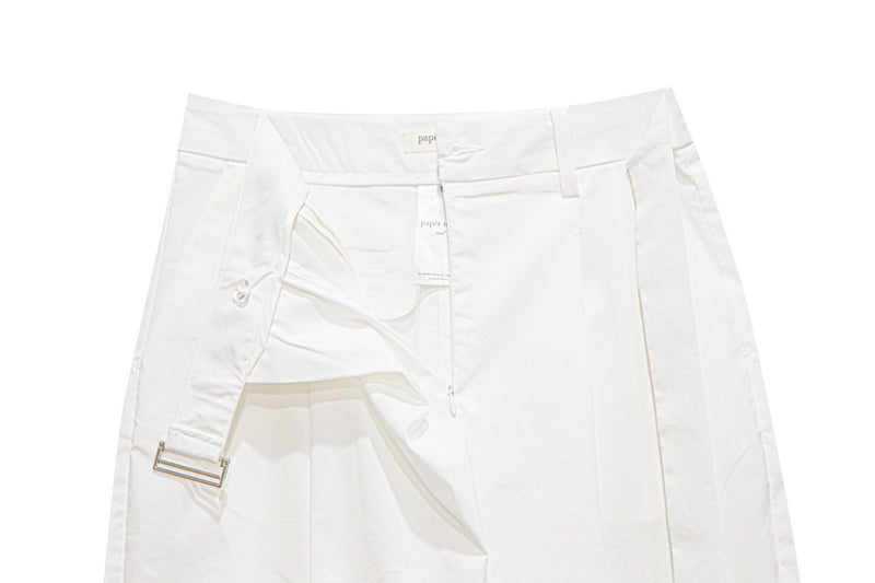 BELTED SUMMER WRAP TROUSERS