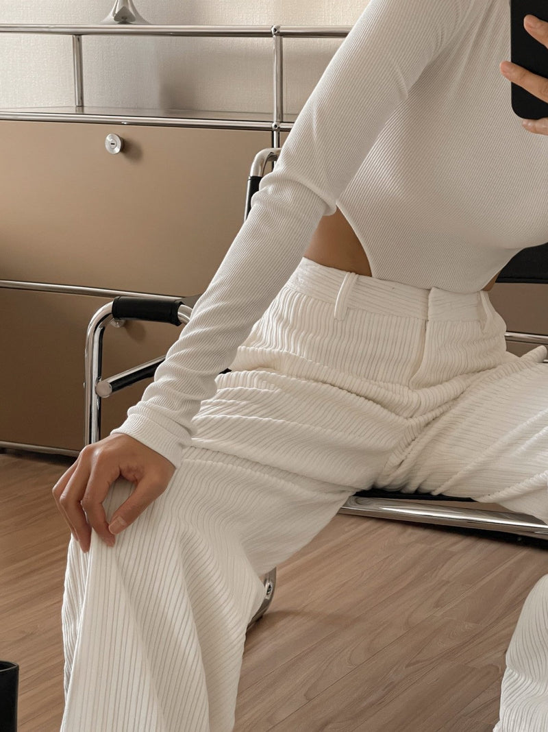 TURTLENECK RIBBED BODY SUIT