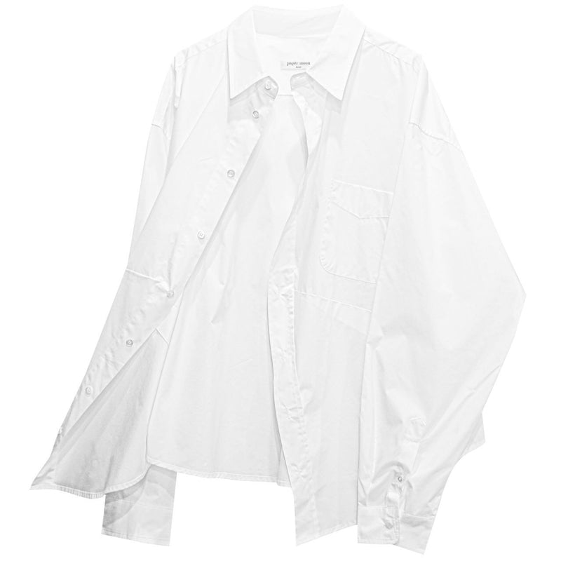 OVERSIZED TWO WAY COTTON SHIRT